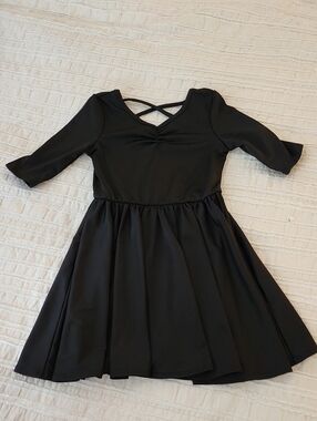 DotDotSmile Solid Black Dress